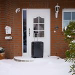 Koffer allein zu hause